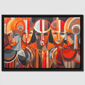 Roman Warriors - Large Abstract Canvas Print