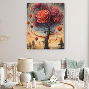 Rose Tree - Luxury Wall Art
