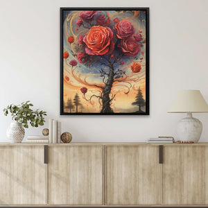 Rose Tree - Surrealism Wall Art Print