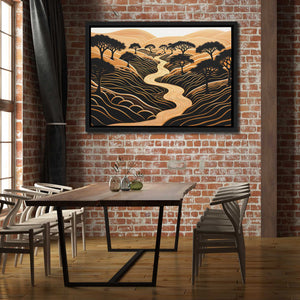 Rustic Reverie - Africa Art for Hallway