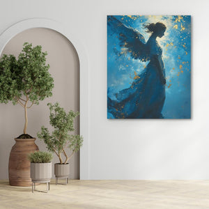Sapphire Angel - Luxury Wall Art