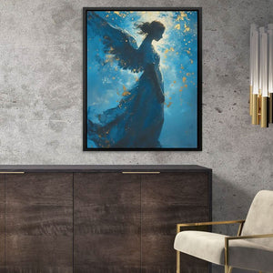 Sapphire Angel - Angel Art for Bedroom