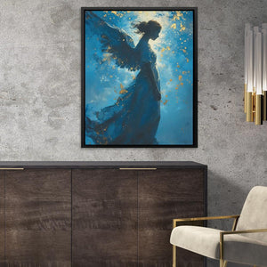 Sapphire Angel - Luxury Wall Art