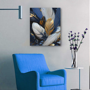Sapphire Splendor - Blue Wall Art