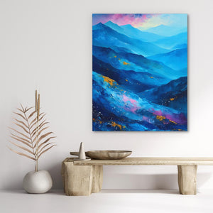 Sapphire Summit - Luxury Wall Art