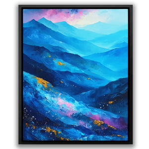 Sapphire Summit - Luxury Wall Art