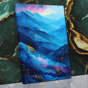 Sapphire Summit - Luxury Wall Art