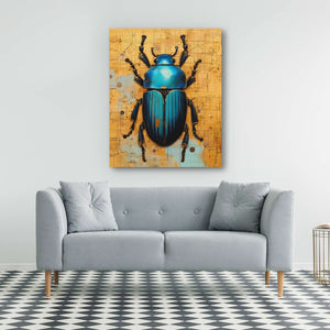 Scarab Symphony - Luxury Wall Art