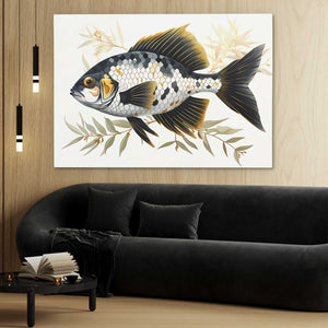 Sea Life Splendor - Wall Art in Black Frame