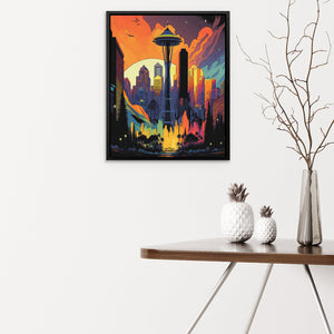 Seattle, City of Love - Luxury Wall Art
