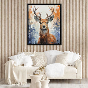 Serene Meadows - Country Wall Art in Black Frame