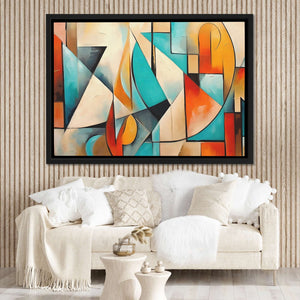 Sharp Strokes - Green Wall Art