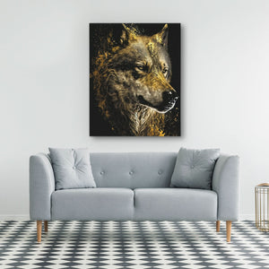 Shattered Wolf - Luxury Wall Art
