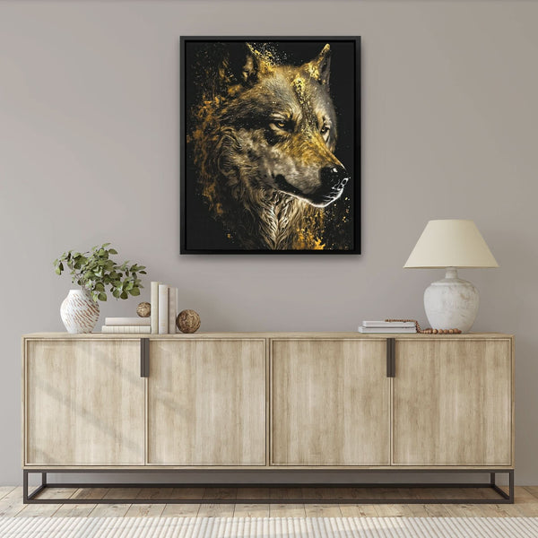 Shattered Wolf in a room