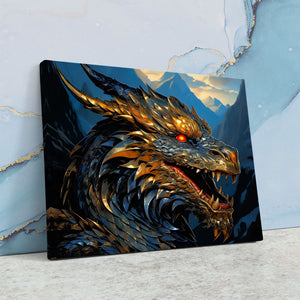 Shrouded Mystery - Fantasy Wall Art in Black Frame