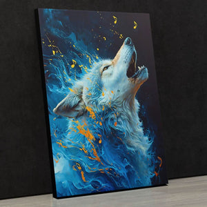 Singing Wolf - Luxury Wall Art