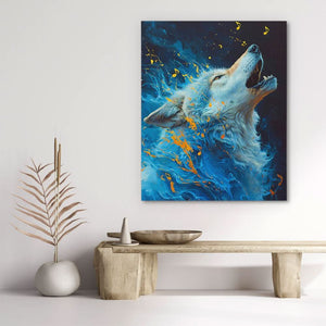 Singing Wolf - Luxury Wall Art