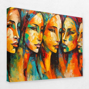 Sisters in Agreement - Luxury Wall Art