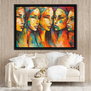 Sisters in Agreement - Luxury Wall Art