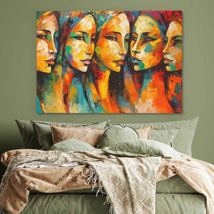 Sisters in Agreement - Luxury Wall Art