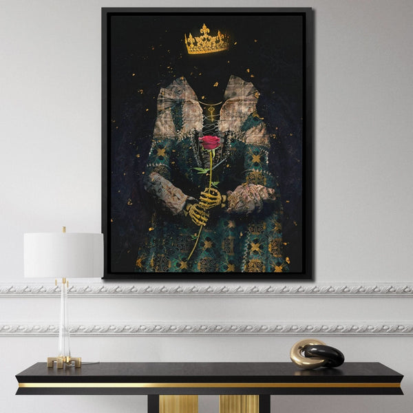 Skeleton Queen in a room