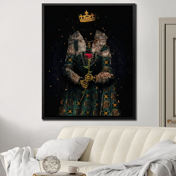 Skeleton Queen in a room