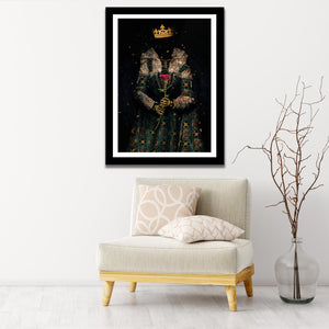 Skeleton Queen Semi-gloss Print - Luxury Wall Art