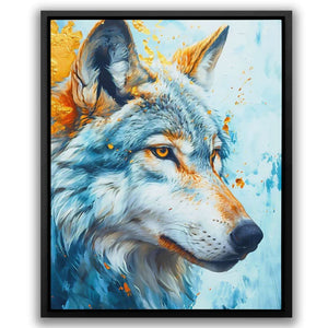 Snowy Wolf - Luxury Wall Art
