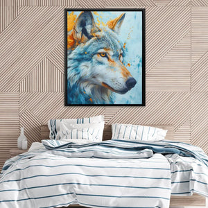 Snowy Wolf - Luxury Wall Art