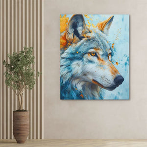 Snowy Wolf - Luxury Wall Art