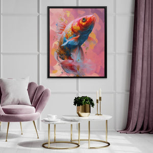 Sparkling Goldfish - Large Canvas Print