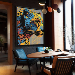 Speeding Cheetah - Luxury Wall Art