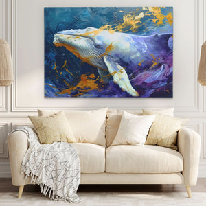 Spirit of the Ocean - Blue Wall Art for Bathroom