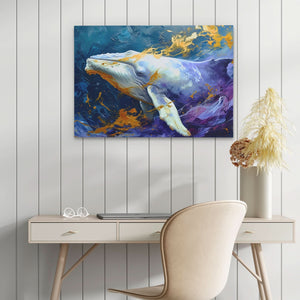Spirit of the Ocean - Blue Canvas Wall Art