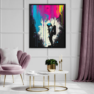 Splattered Astros - Luxury Wall Art