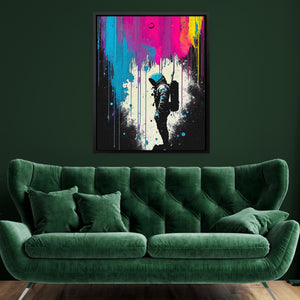 Splattered Astros - Luxury Wall Art