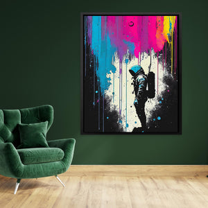 Splattered Astros - Luxury Wall Art
