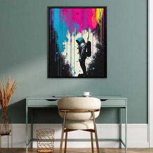 Splattered Astros - Luxury Wall Art