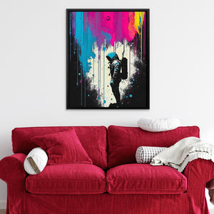 Splattered Astros - Luxury Wall Art