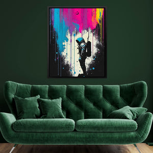 Splattered Astros - Luxury Wall Art