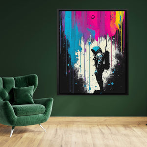 Splattered Astros - Luxury Wall Art