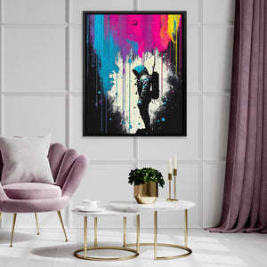 Splattered Astros - Luxury Wall Art