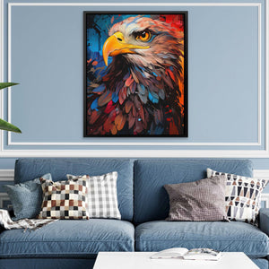 Stars & Feathers - Large Canvas Print
