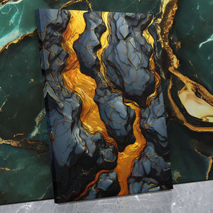 Streaming Gold - Luxury Wall Art