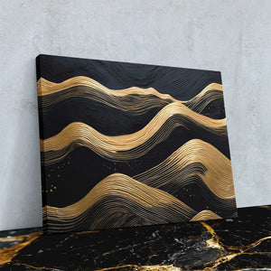 Streams of Gold - Luxury Wall Art