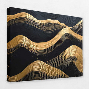 Streams of Gold - Wall Art for Hallway