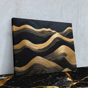 Streams of Gold - Luxury Wall Art