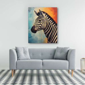 Striped Serenity - Luxury Wall Art