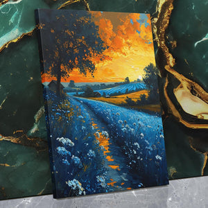 Sunset on the Farm - Luxury Wall Art