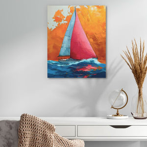 Sunset Sailing - Luxury Wall Art